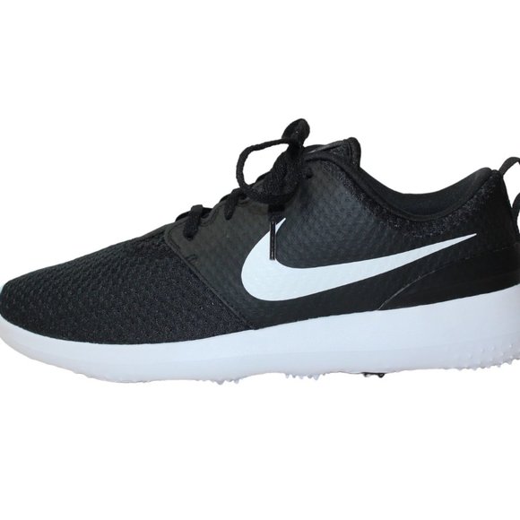 Nike Air Roshe Spikeless Golf Shoes Black/White Men's 10.5 NEW! - Picture 3 of 11